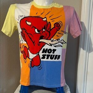 Hot Stuff Kids Colorful Graphic T-Shirt